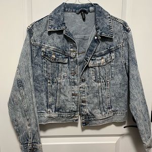 Light washed jean jacket
